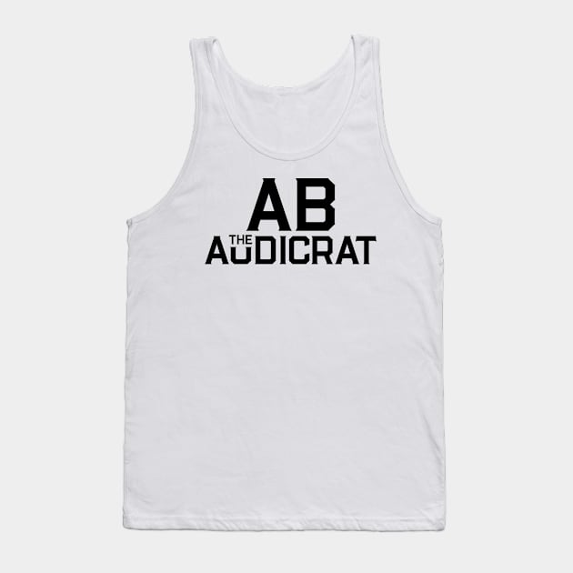 Ab Logo #2 (Black) Tank Top by Ab The Audicrat Music